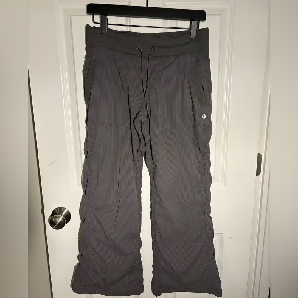 Lululemon Light Grey Studio Lined Pants, Size 10
